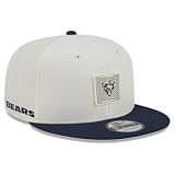 New Era Men's Cream/Navy Chicago Bears 2026 NFL Training Camp 9FIFTY Snapback Hat