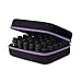 JSVER Boîte Huile Essentielle,30 Bouteilles imperméable Aromathérapie Boîte de Rangement Housse de Transport Trousses de Toilette Sac Voyage pour le stockage à la maison et les voyages