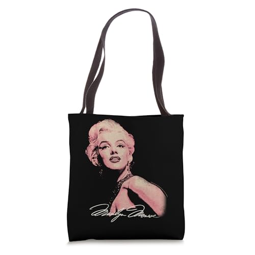 Bolso tote oversize con retrato tonal lavado de Marilyn Monroe miniatura 1