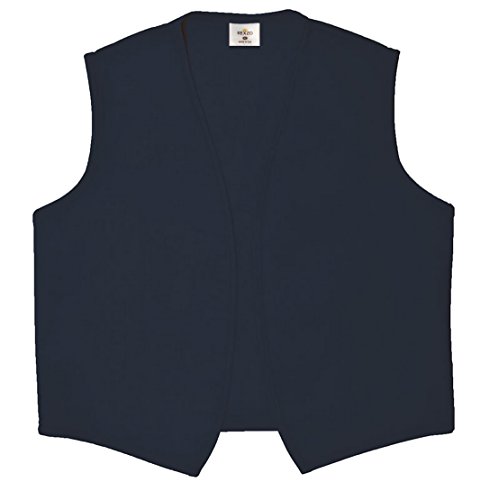 Rexzo Unisex Vest No Pocket No Buttons– Made in The USA - Navy, Small