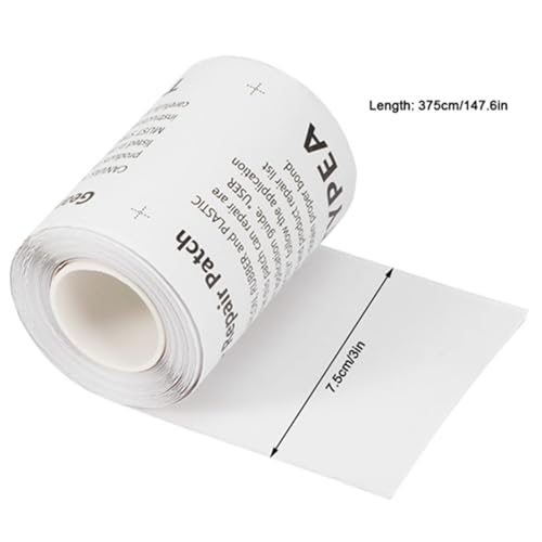 Image of 1 Roll Repair Patch, 7.5x375cm /3x147.6in Water Proof TPU Sticker Transparent Tape Self Adhesive Inflatable Patch Repair Kit for Tent Swim Rings