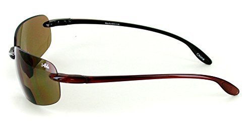 "Oahu Sun Deluxe Wrap-Around Rimless Bifocal Sunglasses (Tortoise w/Amber +1.50)3