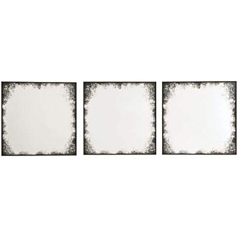 Signature Design by Ashley Kali 3 Piece Accent Mirror Set, Black Cover