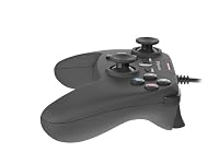 Genesis Mangan P58 Controller PC und PS3, kabelgebundener USB Gamepad Controller mit X-Input/DirectInput, Dual Vibration, 12 Tasten, 2 Analogsticks, Joystick, Plug&Play, Windows, 1,8m Kabel, Schwarz – Ansicht 4
