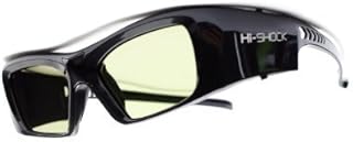 Hi-SHOCK RF Pro"Black Diamond" | 3D Glasses for JVC, EPSON, SONY 3D Projectors | compatible with JVC PK-AG3 & PK-EM2 3D Syncro Emitter/SONY TDGBT500A [120 Hz | rechargeable | 39g]