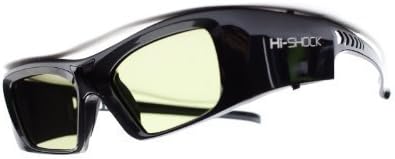 Hi-SHOCK RF Pro"Black Diamond" | 3D Glasses for JVC, EPSON, SONY 3D Projectors | compatible with JVC PK-AG3 & PK-EM2 3D Syncro Emitter/SONY TDGBT500A [120 Hz | rechargeable | 39g]