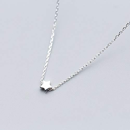 Colliers de pendentif d'étoiles mignons pour les femmes S925