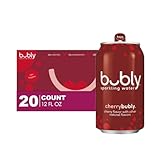 Bubly 20-Pack of Cherry Flavored Sparkling Water 12 fl oz Can