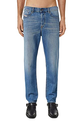 Diesel - Jean stretch coupe droite fuselée pour homme, bleu clair – 2005 D-Fining 0EHAJ, bleu, 33W x 32L