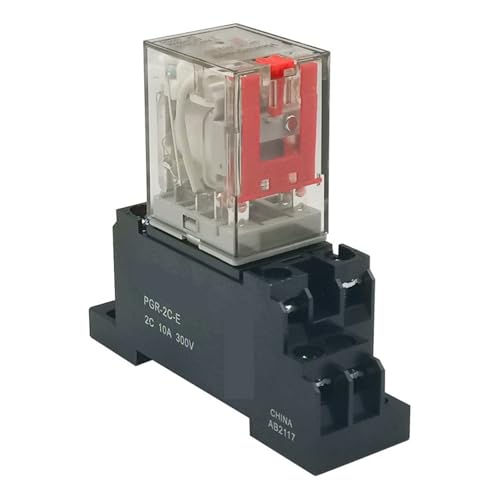 Relais électromagnétique 24V DC miniature à 14 broches pour circuit imprimé industriel