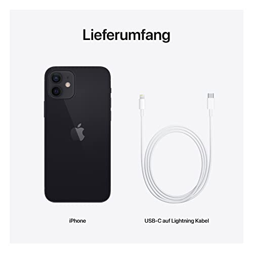 Apple iPhone 12 (128 GB) - Schwarz mit 20W USB‑C Power Adapter - Image 6