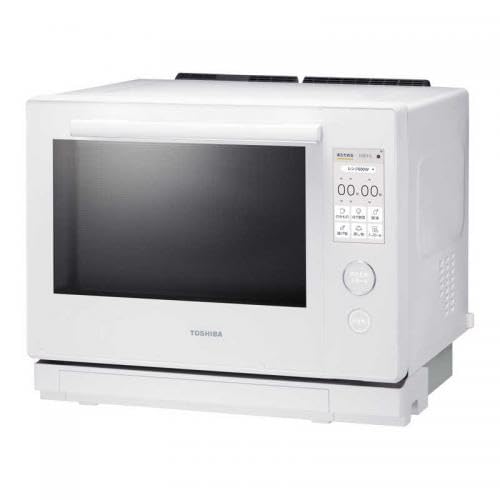 東芝 スチームオーブンレンジ 30L 石窯ドーム ER-MD100(W) Amazon | ER-VD100-W(グランホワイト) 石窯ドーム 過熱水蒸気