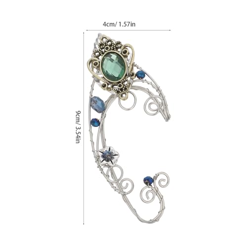 Pendientes de Verde sin Perforar HANABASS estilo de alta joyería 2
