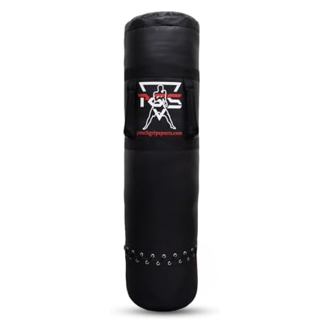 Football Tackling Dummy Heavy Duty - Great for Tackle Football Contact Drills, Kickboxing, Martial Arts & Sports Training - UNFILLED (Black, 4FT) Cover