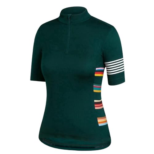 CAWANFLY Camiseta feminina de ciclismo de manga curta de verão, roupas de bicicleta de montanha, sec