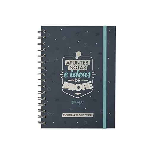 Mr. Wonderful, Planificador para profes - Apuntes, notas e ideas de profe, Multicolor