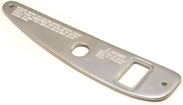 Centurion Boat Blank Switch Panel AVA-SS9 | Avalanche Stainless