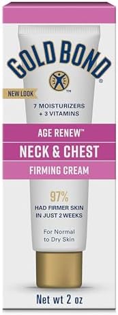 Gold Bond Age Renew Neck & Chest Firming Age Renew Cream, 2 oz., Clinically Tested Skin Firming Cream