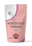 Rose Petal Powder 8 oz | Ideal for Face Packs & DIY Beauty Care | Make Tea, Smoothies or Lattes | Excellent Choice For Skin Care | by Yogi’s Gift®