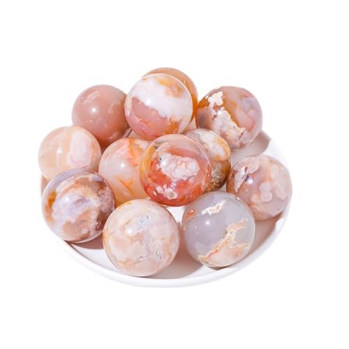 Sphère agate polie cristal de roche et quartz de divination pour décoration - 3
