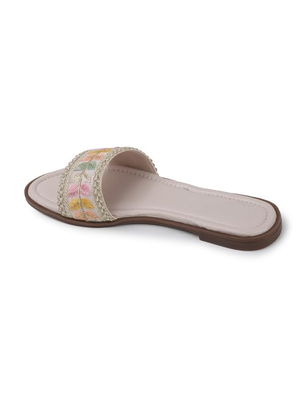Image of Sukun DV 9004 Women's Lightweight Cushioned Flat Sandals Stylish Adjustable & Slip-Resistant Comfort for Girls & Ladies