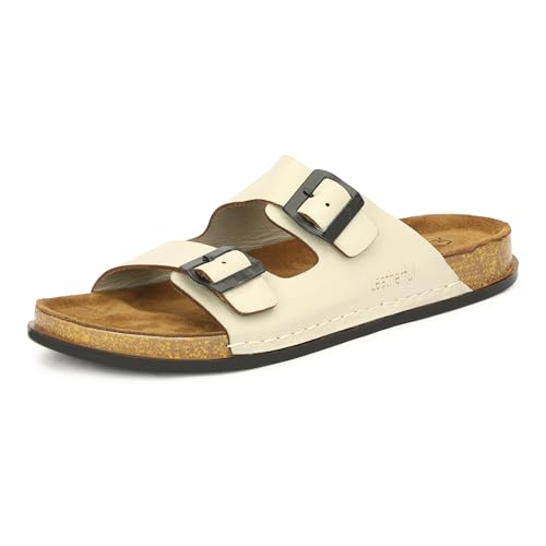 Image of Leatherful Men's premium leather slipper | Genuine Leather upper | Suede Leather Insole | PU sole | Stylish flip flop for men |
