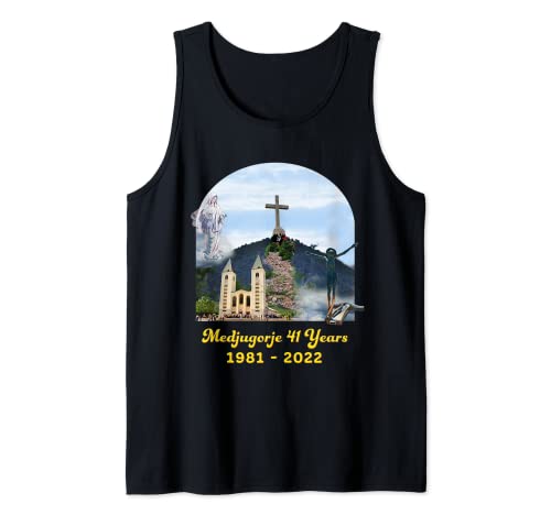 Photo de Medjugorje 41 ans 1981 - 2022 Notre Dame de la Paix Débardeur
