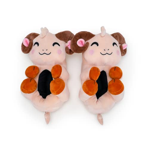 Youtooz Rammie Slippers, Breathable Soft Cute Animal Plush Slippers