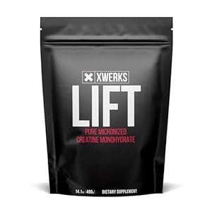 Lift Micronized Creatine Monohydrate Powder, Unflavored, 80 Servings – 100% Pure Natural 5000mg Formula Creatines – Highly Soluble Mass Gainer Bulk Supplement – Pre Workout for Muscle Growth & Repair