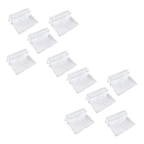 OUNONA 水槽ブラケット 水生の ラック 導かれた魚ライト 吸盤付きエアストーンバー マルチ フィーダ 魚の飾り 魚網カバー 蓋クリップ 縁なし アダプター 水槽の蓋ホルダー 戦車 アクリル