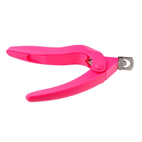 Preisvergleich Produktbild Nagelzange für Kunstnägel, rostfreier Edelstahl - Rosa