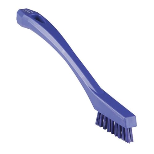 Vikan 44018 Brush,Detail,Stiff,9" x .5",PP/PBT,Purple