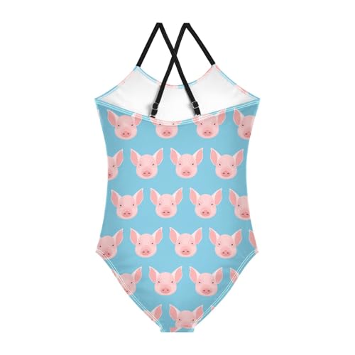 Ollabaky Girls One Piece Swimsuit Bathing Suit Beachwear2