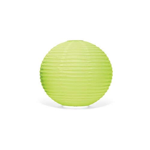 Weddingstar Round Paper Lantern, 12", Candy Apple Green