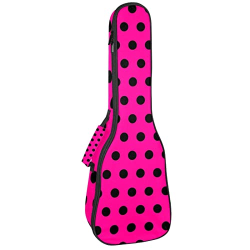 Housse pour ukulélé à pois – Rembourrage en éponge de 10 mm d’épaisseur – 53,3 cm – Avec sangles réglables pour concert… - Les Beatles, Paul McCartney, John Lennon, RIngo Starr, George Harrison Housse pour ukulélé à pois - Rembourrage en éponge de 10 mm d'épaisseur - 53,3 cm - Avec sangles réglables pour concert…