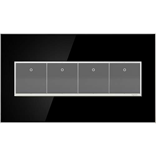 Legrand Adorne Brushed Stainless, 4-Gang Wall Plate, Awm4Gms4 #TOP1