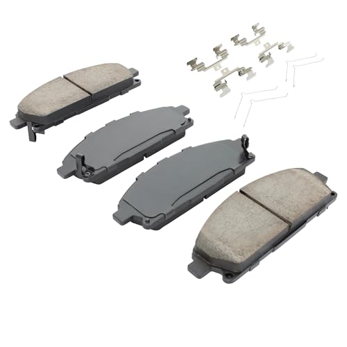 QUALITY-BUILT Front Ceramic Brake Pads, Premium 1001-0855C, Compatible with 2002-2009 Acura/Nissan (MDX,Quest,X-Trail) by Quality-Built - Used condition - Image 2
