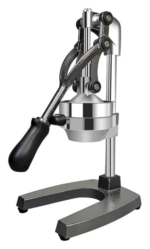 Exprimidor manual profesional, exprimidor manual - Frutas grandes para naranja y limón(B: Black)
