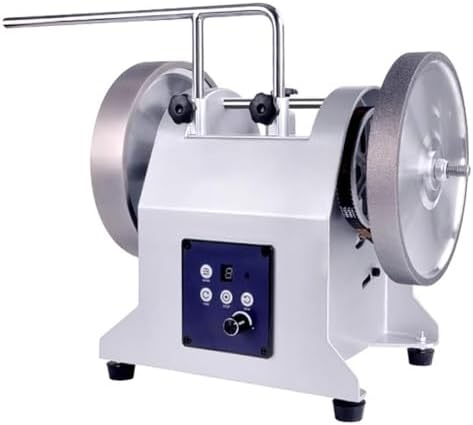Electric Knife Sharpener with Double Grinding Wheel,Water-Cooled Low-Speed Polishing for Efficient Household Use,User-Friendly Operation,Water-Assisted Grinding (D)