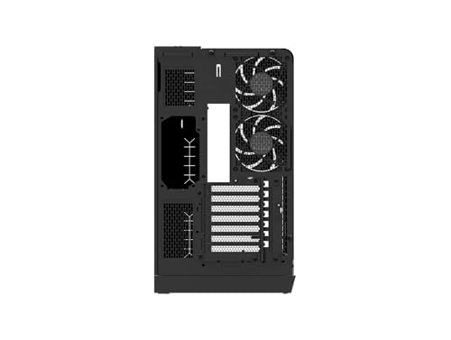 Image of Thermaltake View 390 TG; Mid Tower; 2x120mm CT PWM Fans Included; 360mm Radiator Support; 460mm GPU Clearance; Hidden Connector Support; Rotatable PCIe Slots; Black; CA-11F-00M1WN-01