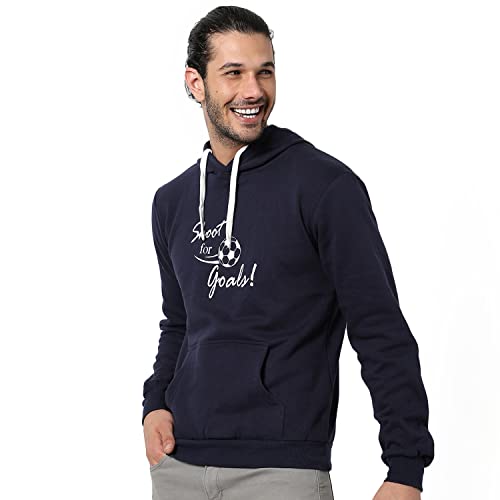 Image of CAHOOT Men's Printed Sweatshirt Regular Fit for Casual Wear | Full Sleeve | Cotton | Stylish Sweatshirt Crafted with Comfort Fit and High Performance for Everyday We