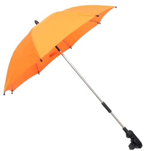 COOLHIYA Adjustable Stroller Umbrella with Umbrella Clamp UV Protection Parasol for Pram Pushchair and Wheelchair Color