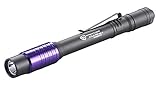 Streamlight 66148 Stylus Pro USB UV Rechargeable Pen Light with 120V AC Adapter, USB Cord and Nylon Holster