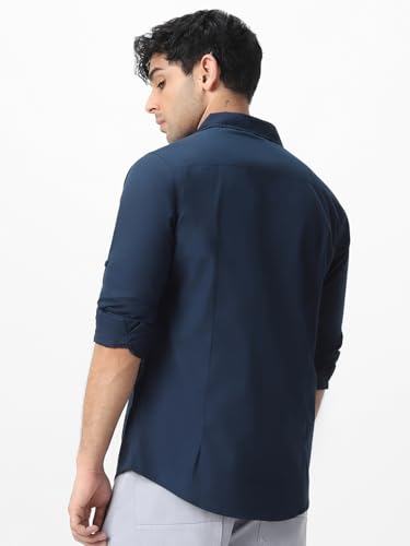 Image of Urbano Fashion Men's Cotton Full Sleeve Regular Fit Casual Solid Shirt