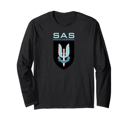 UK SAS SPECIAL AIR SERVICE BRITISH ARMY SPECIAL FORCES Long Sleeve T-Shirt