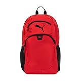 PUMA Mochila feminina Poppy, Vermelho, Large, Mochila Poppy