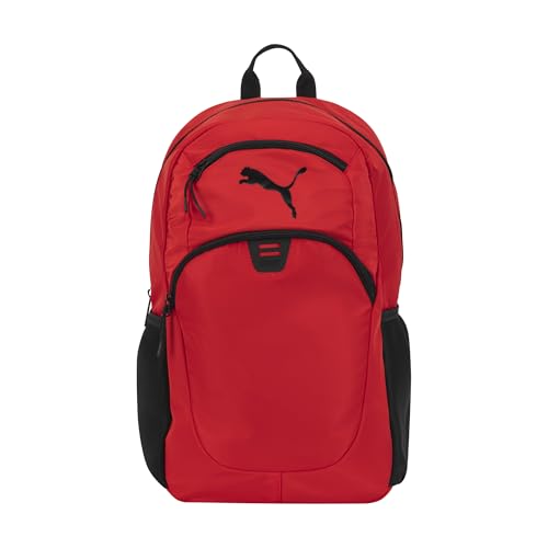 PUMA Mochila feminina Poppy, Vermelho, Large, Mochila Poppy