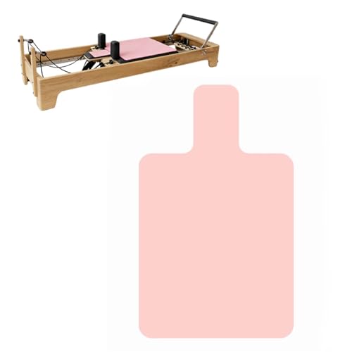 Non-Slip Pilates Reformer Mat Cover 0.8mm Thick Pilate Reformer Machine Cover Mat Towel Pilates Mats for Reformer Fleece Exercise Matfor Pilate Training Yoga 39 x 24(Pink)