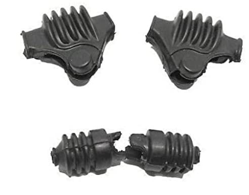 MJ Automobilemobile Rubber Compatible for Yamaha RX-100 (Pack of 4)