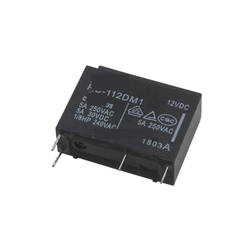 Relés RC-112DM1 de 4 pines y 5A con conmutación estable a 250V para PCB